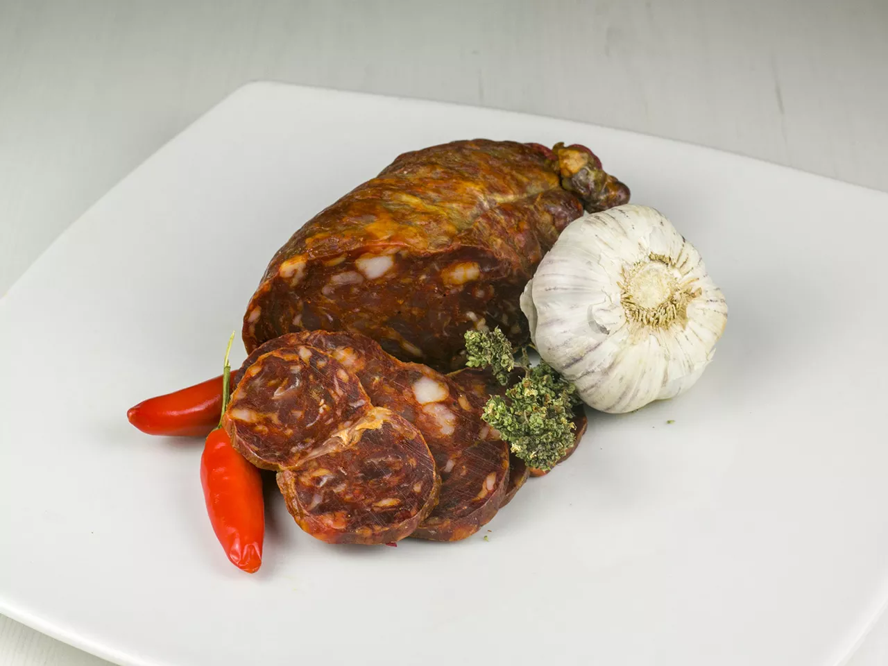 Soppressata di suino nero di Calabria piccante